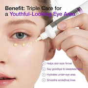 Anua Retinol 0.1 Caffeine Revitalizing Eye Cream, Under Eye Cream For Hydration, Glow Up Eye Contour, Niacinamide, Retinol...