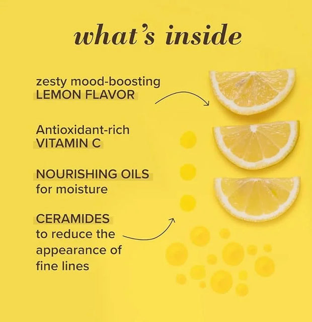 Burt's Bees 100% Natural Origin Lip Treatment with Sea Minerals Sweet Mint (Lemon Sorbet) - Hydrating, Moisturizing, Nouri...