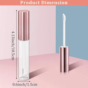 30 Piece Lip Gloss Tube 10 ml Empty Refillable Lip Balm Bottle Clear Plastic Gloss Container Reusable Lipstick Bottle with...