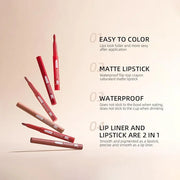 ibcccndc 6PCS Lip Liner and Lipstick