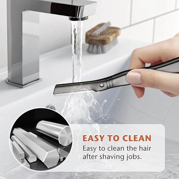 Eyebrow Razor, Dermaplaning Tool for Face, Face Razors for Women, Dermaplane Razor, Hair Removal and Exfoliation, Facial R...