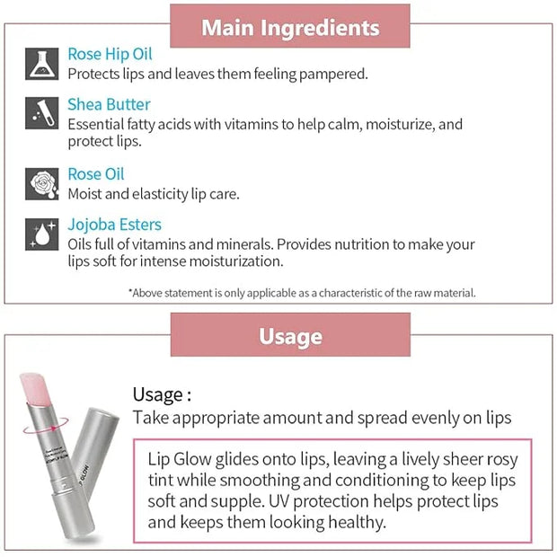 Atomy Lip Glow 3.3g x 2 Color