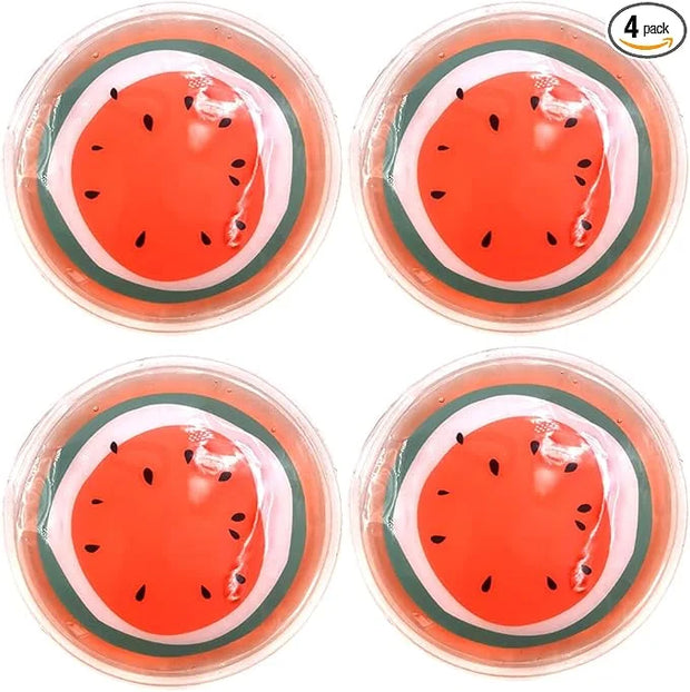 Reusable Gel Eye Ice Pack, Round Eye Cold Pads, Cooling Eye Masks for Eye Strain, Eye Swelling, Eye Redness, Puffy Eyes, D...