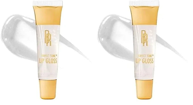 Black Radiance Perfect Tone Lip Gloss, Clear Shine, 0.4 Oz (Pack of 2) - Product Image
