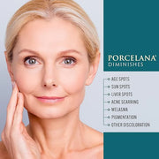 Porcelana Daytime Hydration Skin Lightening Cream For Face & Body [New Formula] - Fades Dark Spots & Evens Skin Tone - Moi...