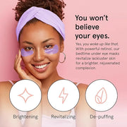grace & stella Under Eye Patches for Puffy Eyes and Dark Circles (Retinol, 24 Pairs) Restoring Gel Under Eye Masks with Hy...