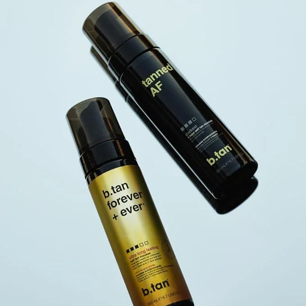 b.tan Ultra Long Lasting Self Tanner Mousse | Forever & Ever - Lasts Up to 11 Days, Fast, 1 Hour Express Sunless Tanning F...