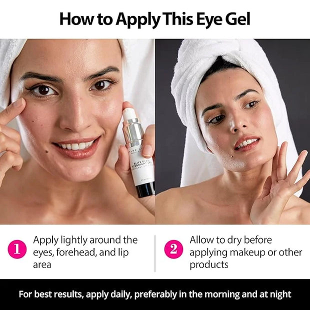 Eye Firming Serum Advanced Formula with Stem Cells Aloe Peptide - Anti Aging Reduce Wrinkles Fine Lines Dark Circles Under...