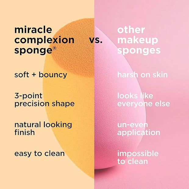 Real Techniques Ultimate Makeup Sponge Trio, Makeup Blending Sponges, For Liquid, Cream, & Powder Products, Powder & Found...