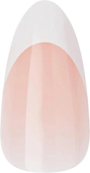 KISS Classy Nails Premium, Press-On Nails, Nail glue included, 'Highlights', French, Medium Size, Almond Shape, Includes 3...