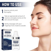 Rapid Reduction Eye Serum, Anti Aging Serum Visibly Reduces Under-Eye Bags, Sunlit Rose- Satin Finish, Nourishing Eye Seru...
