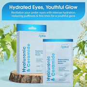 Under Eye Patches with Hyaluronic & Ceramide- Dermatologist Tested Korean Eye Gel Patches for Dark Circles & Puffiness -Il...