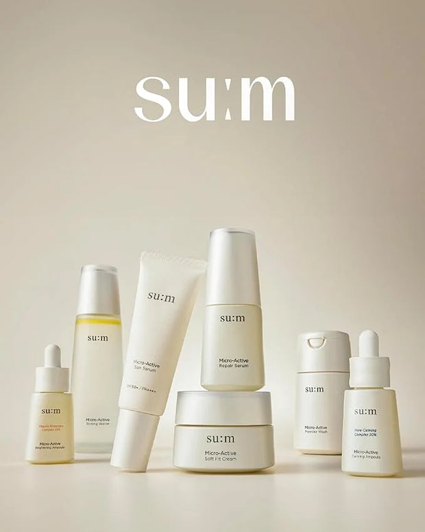 SU:M Micro-Active Repair Serum (1.69 fl oz) - Korean Skincare for Deep Hydration, Boost Vitality, and Skin Barrier Strengt...