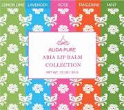 Aria Lip Balm Collection, Vegan Lip Lips,