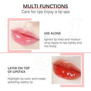 Hydrating Lip Glow Oil, Moisturizing Lip Glow Oil, Nourishing Glossy Transparent Lip Oil, Plumping Lip Oil, Lip Balm, Non-...