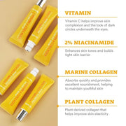 FARMSTAY Vitamin & Collagen Roll-on Eye Serum – Hydrating & Firming Eye Care, Reduces Puffiness, Dark Circles & Fine Lines...