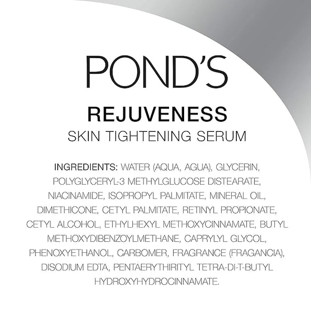 Pond's Skin Tightening Serum Visibly Tightens The Appearance Of Skin & Helps Slow New Signs of Aging Rejuveness Face Serum...
