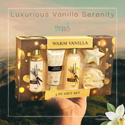 Freida & Joe Fragrance Bath & Body Collection Gift Box, Includes Shower Gel, Body Lotion, Body Scrub, Bath Bomb & Sponge (...