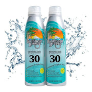 Caribbean Breeze Continuous Tropical Mist SPF 30 Sunscreen Spray, Reef Safe Sunscreen Spray, Up to 80 Minutes Water Resist...