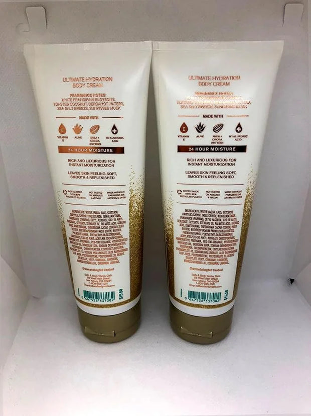 Bath and Body Works 2 Pack At The Beach Ultra Shea Body Cream 8 Oz. - Product Image