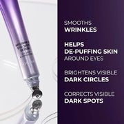 Atclinic Caffeine Eye Serum with Arginine-E & Vitamin E – Korean Eye Gel for Puffiness, Dark Circles, Fine Lines | Cooling...