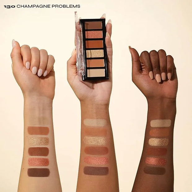 Milani Gilded Mini Eyeshadow Palette with 6 Matte & Shimmer Hues - Champagne Problems - Product Image