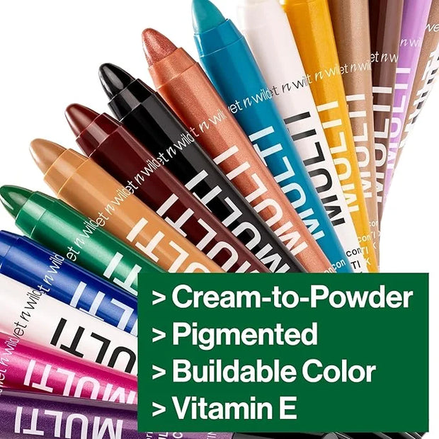 wet n wild Color Icon Cream Eyeliner Eyeshadow Multi-Stick, Moisturizing, Nourishing Velvety Cream-to-Powder Buildable & B...