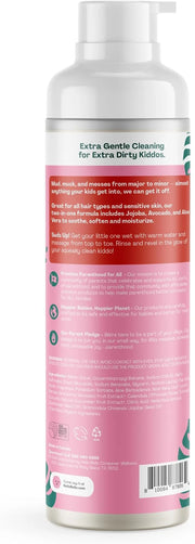 Hello Bello Kids Shampoo & Body Wash, Watermelon Scented, 16.7oz Bottle - Product Image