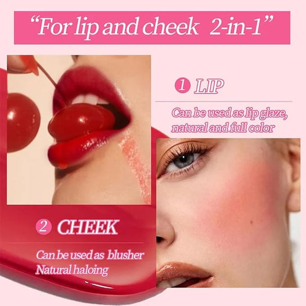 Fat Lip Oil Lip Stain,6 Colors Lip Oil Plumping Lip Glaze, Hydrating Lip Glow Oil,Shiny Transparent Lipstick,Long Lasting ...