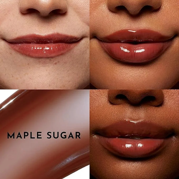 Women's Forget The Filler Lip Plumper Line Gloss, Maple Sugar, Brown, 0.11 Fl Oz (Pack of 1) - Product Image