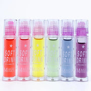 91 Bundle Magical Mood Color Changing Lip Tint Set of 6 Roll On Lipgloss Dewy Finish, Non-Sticky Finish, Water Tint Moistu...