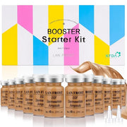 BB Facial Glow Serum Starter Kit Hyaluronic Acid Essence Foundation Skin Care Kit 0.27oz 12 Vials, Combined With Niacinami...