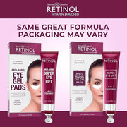 Retinol Anti-Aging Eye Gel Pads – Soothing Vitamin A Reduces Puffiness & Refreshes the Under Eye Area + Retinol Super Eye ...
