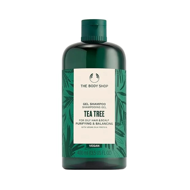 The Body Shop Tea Tree Purifying & Balancing Shampoo for Oily Hair & Scalp, Vegan - Product Image