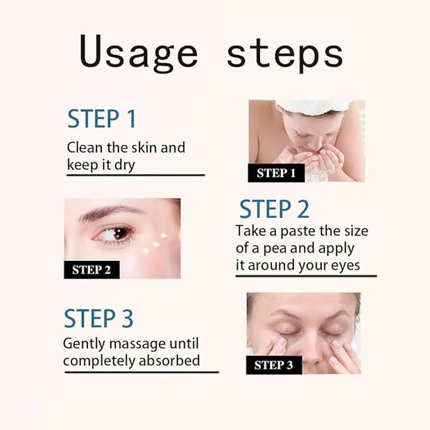 Instant Firm Eye Cream - Visibly Lift & Tighten Skin | Reduces Dark Circles, Puffiness & Fine Lines | Anti-Aging Hydration...
