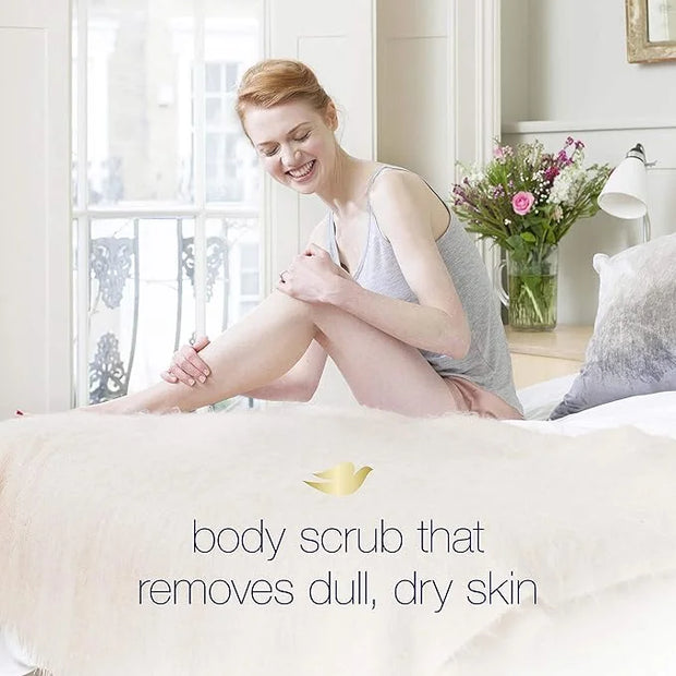 Dove Exfoliating Body Polish Scrub For Silky, Soft Skin Pomegranate & Shea Butter Body Scrub Exfoliates and Provides Lasti...