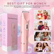 2025 New Electric Womens Shaver, 2-in-1 Body Shaver & Bikini Trimmer for Women, Waterproof Wet & Dry Use Body Hair Electri...
