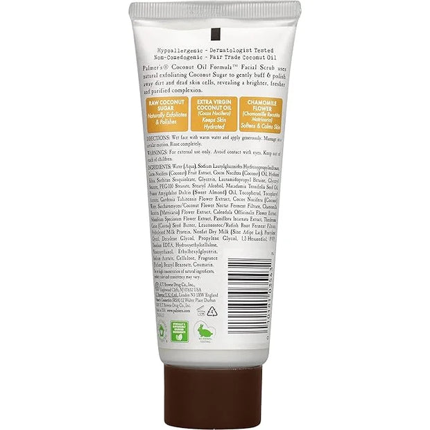 Palmer's Coconut Oil Formula Coconut Sugar Facial Scrub Exfoliator, Face Scrub to Gently Exfoliate Away Dirt and Dead Skin...
