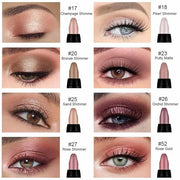 evpct 8Pcs Cream Eye Shadow Brightener Sticks Makeup Sets, Champagne Pearl Bronze Putty Sand Orchid Rose Gold Shimmer Matt...