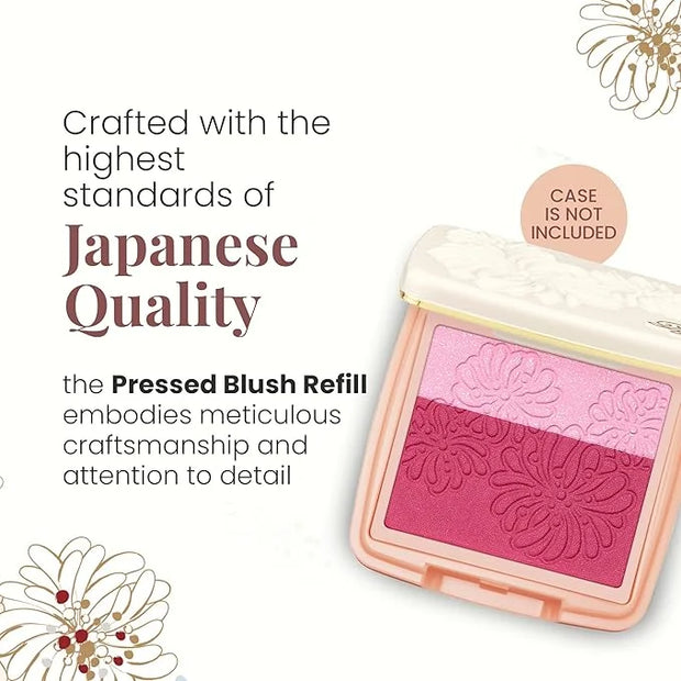 Paul & Joe Pressed Blush Palette Refill Only, Case Sold Separately, Oil-Absorbing Blush Powder, Bi-Color Face Blushes with...
