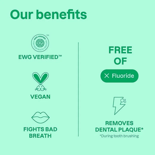 ATTITUDE Fluoride-Free Toothpaste, Plant- and Mineral-Based Ingredients, Vegan, Cruelty-Free and Sugar-Free, Mango 4.2 Oz ...