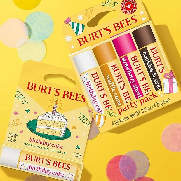 Burt's Bees Lip Balm Party Pack