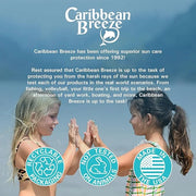 Caribbean Breeze Kids Sunscreen Spray SPF 50 Lotion, Mango Scent Lime Fragrance Tanning Sunscreen Spray On Sunscreen with ...