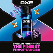 AXE Fine Fragrance Collection Premium Deodorant Body Spray for Men Blue Lavender 3 Count with 72H Odor Protection and Fres...