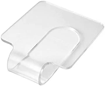 2Pcs Makeup Hand-held Palette Professional Clear Acrylic Makeup
