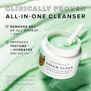 Farmacy Cleansing Balm Skin Care Set - Tea Harvest Travel Size Makeup Remover - Limited Edition Skincare Set Includes Warm...