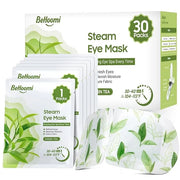 30Packs Steam Eye Mask, Heated Eye Mask Warm Compress for Eyes, Self Heating Warm Eye Masks Disposable Steam Mask for Home...