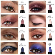 evpct 8Pcs Cream Eye Shadow Brightener Sticks Set for Eyes, Sand Orchid Rose Desert Ginger Caramel Midnight blue Blue Glit...