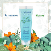 BERGMAN KELLY Rectangular Hotel Soap Bars, Shampoo & Conditioner 3-Pc Set (0.5 oz each, 150 pc, Tropical Waterfall), Delig...