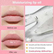Hydrating Lip Gloss Oil - Nourishing Tinted Lip Oil for High-Shine Finish, Long-Lasting, Non-Sticky, Cruelty-Free Lip Plum...
